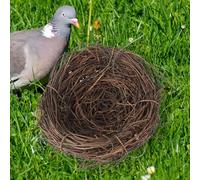 Bird Nest, Nest Vintage Bird Cage, Artificial Birds Nests Birdhouses, Handmade Woven Birds Hatch, Garden Nature Art Craft Fake Bird's Nests, Woven Nestt Hatch House Cage