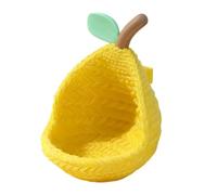 Bird Nest - Pear Shape Conure Cave With Cotton Pad | Bird House | 3D Printed, 230g, With Cotton Pad, For Cage Lovebird Canary Finch Parrot Conure Cockatiel Winter Summer Resting