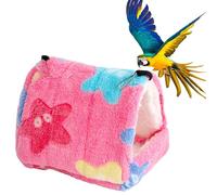 Bird Nest Snuggle Hut | Warm Winter Hammock House for Parrots & Small Pets | Soft Cotton Cuddle Nest for Lovebirds, Hamsters & Cockatiels, Hanging Bed for Cage Comfort & Resting Spot