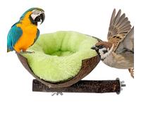 Bird Nest - Warm Anti-Pecking Parakeet Breeding House | Bird Cage Nest | Warm Nesting House | Hanging Birdhouse Toy For Parakeet For Sleeping Habitat Winter Cockatiel Conure Lovebird Nesting