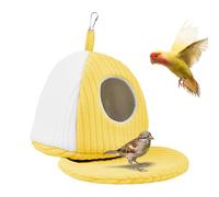 Bird Nest - Warm Hammock Parakeet Accessories for Cage, Cozy Bed Nest with Soft Plush, Comfortable Shelter, Small Animal Supplies for Parrot, Cockatiel, Conure, Lovebird, African Grey 9.84 Inches