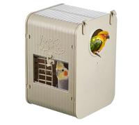 Bird Nesting Box - Birds House For Cage | Lovebird With Ladder Spacious Parrot Shelter Visual Decorative Feeding Place Educational Observation Outdoor Wildlife Habitat Support And Lawn Charm