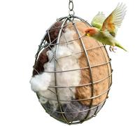 Bird Nesting Material | Alpaca Fiber Basket Decor - Handmade Alpaca Fiber Bird Nesting | for Canary Parakeet Outdoor Yard Park Tree
