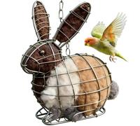 Bird Nesting Material,Alpaca Fiber Basket Decor | Handmade Refillable Bird Bedding - for Canary Parakeet Outdoor Yard Garden Park Tree Patio