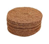 Bird Nesting Pad Set of 10 Coconut Fiber Comfortable Hatching Accessories for Pigeons Parakeets 15x15cm (15CM Thick)