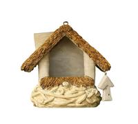Bird Nests Birdcages Toy Hanging House Nest Windproof Resin For Parakeets Cockatoos Yard Hanging