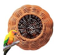 Bird Nests | Hangable Imitation Rattan House for Parrot,Chew Resistant Simulation Rattan Bird Nest for Parrots, Cockatiels, Budgerigars