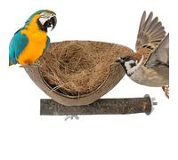 Bird Nests - Snug Nest Box for Parakeet Breeding | Bird Nest House Bed - Cockatiel Lovebird Parakeet Canary and Finch for Nesting Habitat Hiv