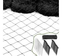 Bird Netting for Chicken Coop - 50x50ft Chicken Netting for Chicken Coop Roof, Poultry Net Coop Netting Cover, Hawk Netting for Chicken Run Fence, 2.4" Mesh Anti Bird Net for Garden Aviary Tree Deers