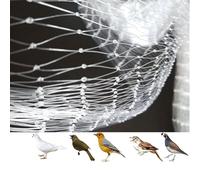 Bird Netting for Garden, Bird Netting for Fruit Trees, Netting for Fruit Bushes, Balcony Nets for Pigeons, Anti-Bird Net Garden Plant Fencing Mesh, Translucent(2.5cm,3m x 5m)