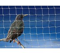 Bird Netting For the Garden 10m x 20m 28mm Anti Starling Knotted 1 1/8" Mesh Heavy Duty White Net