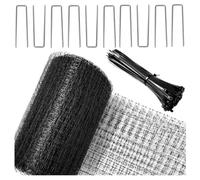 Bird Netting Garden Mesh Netting, Wanfoou Garden Netting 2x20m Heavy Duty Garden Netting Bird Protection Net for Plants Vegetables Fruits Flowers with 50 Cable Ties & 10 Ground Pegs