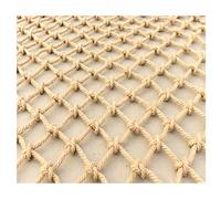 Bird Netting,Hemp Rope Safety Netting - Strong Jute Garden Net for Balcony Stair Railing & Bird Protection - 12mm Cargo & Decorative Ceiling Net