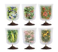 Bird Netting Set for Blueberry Bushes & Garden: 6-Piece Barrier with Drawstring, 32x32 Inches, Ideal for Protecting Vegetables, Fruits, Trees, and Cicadas (32x47Inch/6PCS)