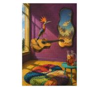 Bird-of-Paradise Guitar Jigsaw Puzzle 1000 Pieces in Wood, Mind Game