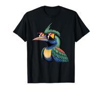 Bird of Paradise Papua New Guinea Flag Sunglasses T-Shirt