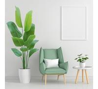Bird of Paradise Plant Artificial 5ft,Faux Plants Indoor Tall with 10 Trunks - The Perfect Indoor Silk Floor Plant for Home Decor in Living Room, Office, and Bedroom (5FT Bird of Paradise)