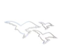 Bird of Prey Hawk Animal Shape Cookie Cutter Dough Biscuit Pastry Fondant Sharp Stencil Flying Wings (Small)