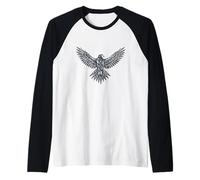 Bird of Prey in Full Flight - Vol 1 Raglan Baseball Tee