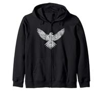 Bird of Prey in Full Flight - Vol 1 Zip Hoodie