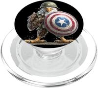Bird of Prey Soldier Costume in America Colors PopSockets PopGrip for MagSafe