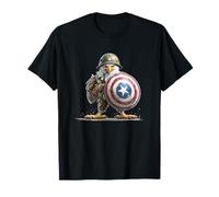 Bird of Prey Soldier Costume in America Colors T-Shirt