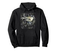 Bird on Branch Art Nature Lover Wildlife Pullover Hoodie