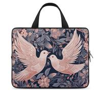 Bird on Branch Laptop Sleeve Ultra-Thin, Lightweight & Waterproof 15inch Laptop Bags, Durable Neoprene Material, Portable Protective Computer Bag with Hand Strap
