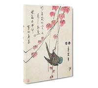 Bird On The Ivy By Utagawa Hiroshige Canvas Print | Gallery Wrapped 30mm Frame Wall Art | 30x20 inches | Ready to Hang | Asian Animals Picture | Living Room Bedroom Lounge Office