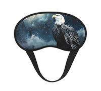 Bird on the Peak Print Blackout Sleep Mask, Light Blocking Eye Mask for Sleeping Travel, Camping, Shift Work