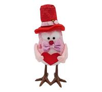 Bird Ornaments For Valentine's Day Decorative Bird Sculpture - Colorful Bird Table Decorations - Funny Bird Figurines, Glittering Birds Decor For La Ca