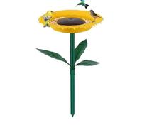 Bird Outdoors Feeders, Weather-Resistant Bird Feeder Tray, Sunflower Stake for Deck, Patio, Porch, Pond, and Backyard Wildlife Watching, 19.69 x 9.45 x 1.18 inches, ABS