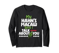 Bird Owner Birdkeeping Birdkeeper About You Hahn´s Macaw Long Sleeve T-Shirt