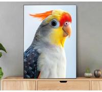 Bird Paint by Numbers for Adults with Frame 100x135cm Adult Paint by Numbers Parrot Oil Painting DIY Art Craft Kit with Brushes and Acrylic Pigment for Home Bedroom Decor, Gifts for Women LyO-1400