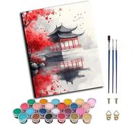 Bird Paint by Numbers for Adults with Frame, Paint by Numbers Kits on Canvas Landscape, DIY Crafts for Adults Oil Painting Art Kits with Brushes, Home Wall Decor, Gifts for Women 50x70cm Z-5827