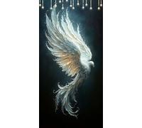 Bird Paint by Numbers Wing Large Painting by Numbers for Adults, Paint-by-Numbers Kits 90X120cm Without Frame, DIY Acrylic Number Painting for Christmas Decorations, Hobbies for Adults Women P0-712