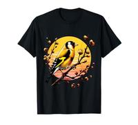 Bird Painting Fine Art Goldfinch T-Shirt