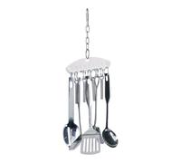 Bird Parrot Toy - Parrot Chew Toy | Stainless Steel Parrot Spoon Ring Chew Toy | Toy Ring with Spoon