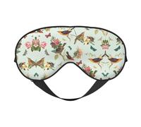 Bird Pattern Sleep Eye Mas Updated Design Light Blocking Night Eye Blinder Men Women Shift Work Travel
