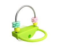 Bird Peace Perch with Chew Toy, Durable Bird Seat Made of 3D Printing Material and Stainless Steel for Exercise, Climbing, Training and Relaxation