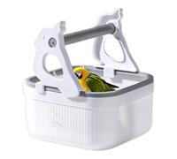 Bird Percch Standd Toy - Training With Toilet Bucket | Bite Resistant Claw Grinding Peerch For Budgies Conures Cockatiels | Parrot Perch Stand Toy Training Indoor Outdoor