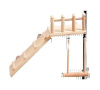 bird perch Bird Perches Platform Swing Climbing Ladder Parrot Cage Accessories Wooden Playing Gyms Exercise Stands Toys Sets