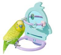 Bird Perch - Bite-Resistant Enrichment, Indoor Cage Perch | Interactive Accessory for Budgies, Cockatiels, Lovebirds, Canaries, Conures Pets Use