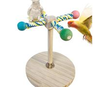 Bird Perch Board, Perch Table for Birds | Grinding for Birds | Parakeet Enrichment Branch for Parrots, Poles for Climbing on Spikes