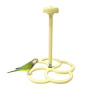 Bird Perch, Cage Accessories - Enrichment Toy For Parrots And Parakeets - For Lovebird Budgerigar Canary Game Movement Boredom Lighting Home Indoor