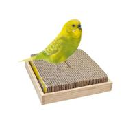Bird Perch, Cardboard Dying Toy, Interactive Perches to Destroy for Enrichment Game Parrots Conure Canary Parakeets Cockatiels Parakeets Wavy Parakeets