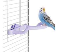 Bird Perch - Climbing Standing Accessory for Paw Grinding, Cage Training with Exercise Function, Parakeet Toy for Cockatiel Conure Finch Lovebird Macaw, Eco Friendly Wood Waterproof