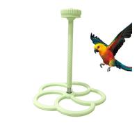 Bird Perch: Interactive Rotating Windmill, 3D Printed Playground, Exercise Entertainment Stand 19x19x23cm, Safe Cage Accessory |