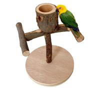 Bird Perch, Interactive Training and Playground Cage Accessories, Portable Table Perch Stand for Lovebirds African Greys Cockatoos Parakeets Finches Starry Macaws