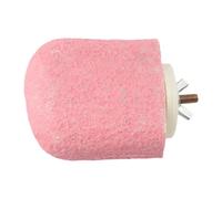 Bird Perch Leg Trimmer Sharpening Stand for Parrot Cockatiel Budgie Easy to Install Cage Accessory- Pink